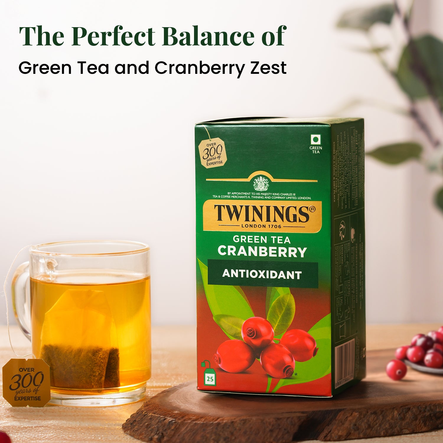 Green Tea - Cranberry