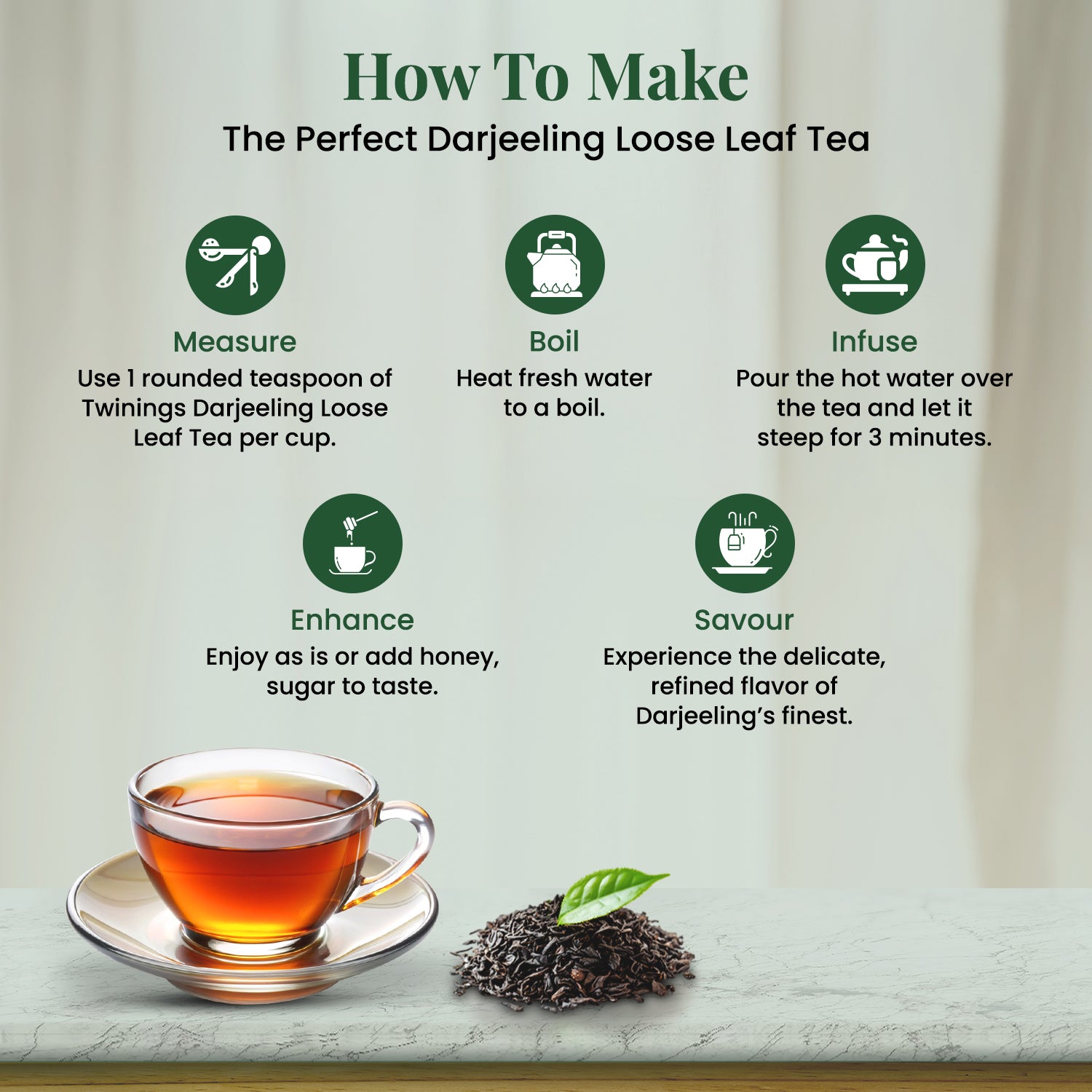 Twinings Darjeeling Green Whole Leaf Tea