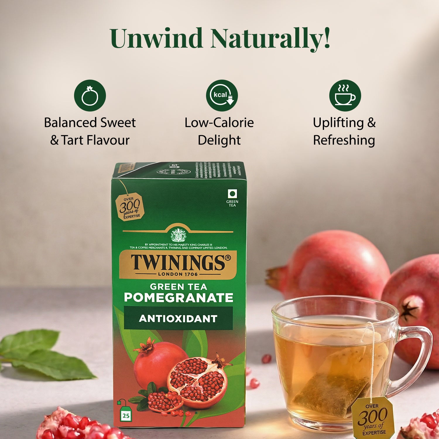 Green Tea - Pomegranate