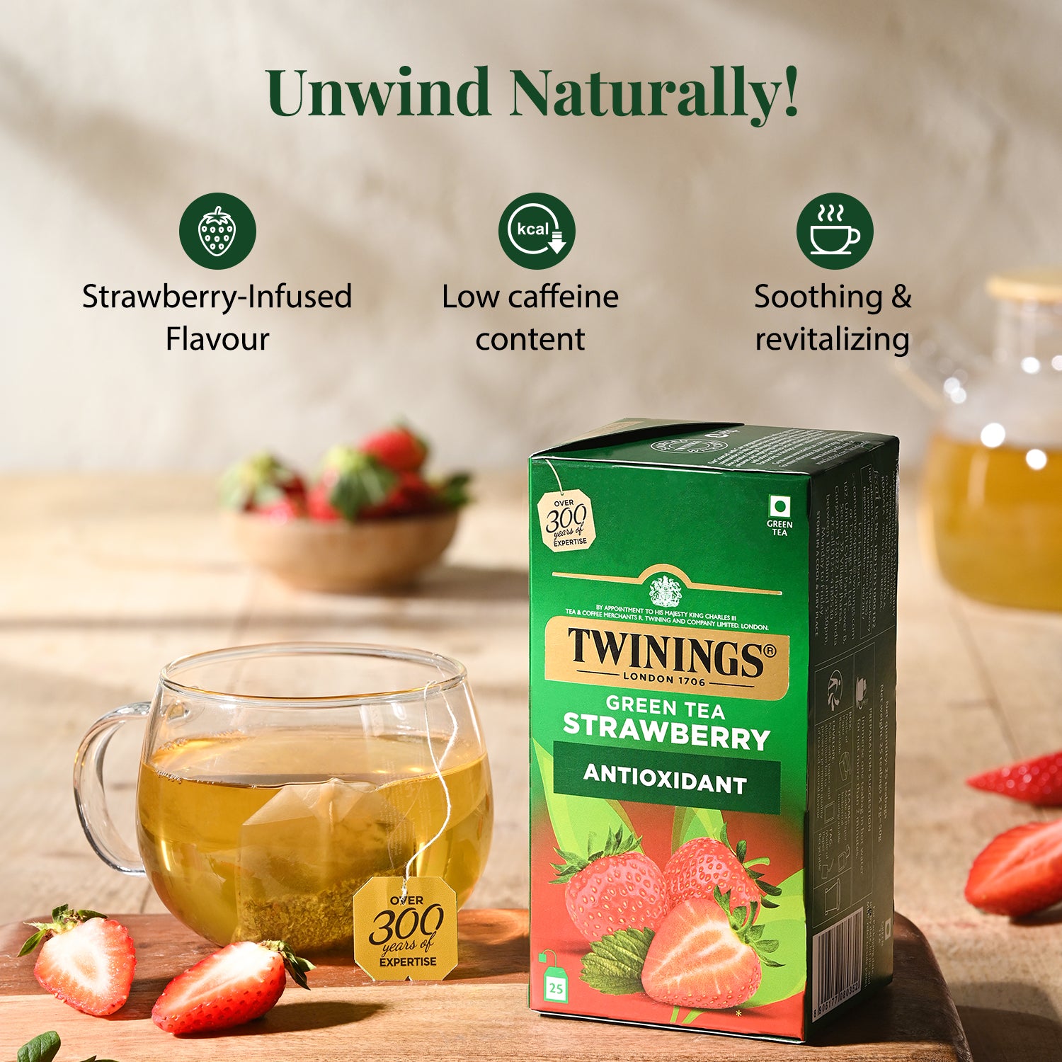 Green Tea - Strawberry